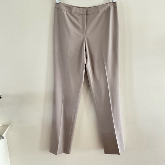 Virgin Wool Blend Lafayette 148 New York Osprey Trousers 8 - Picture 9 of 9